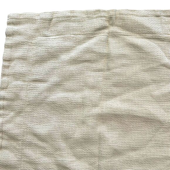 Bella Notte Linens Homespun King Sham Size 40" x 24" Pillow Case 100% Linen - Picture 8 of 10